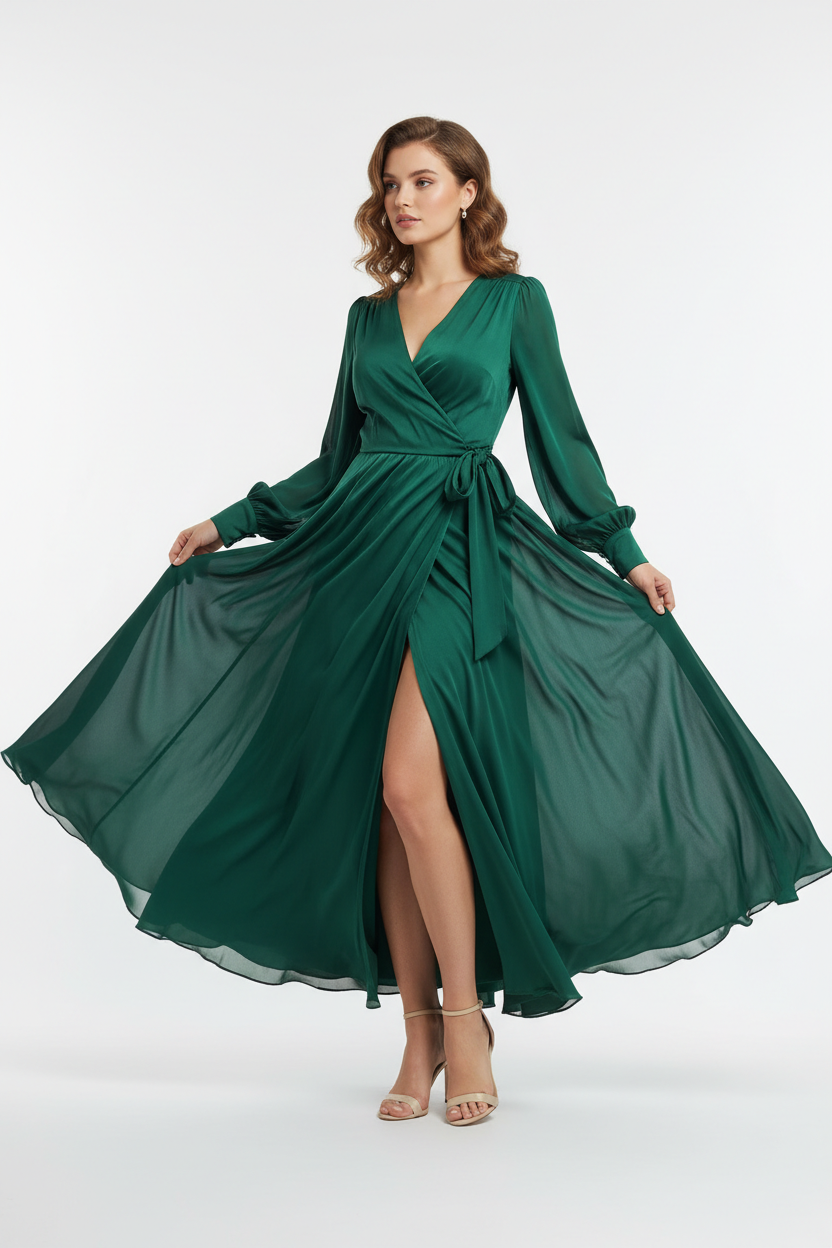 Women's Elegant Wrap Dress