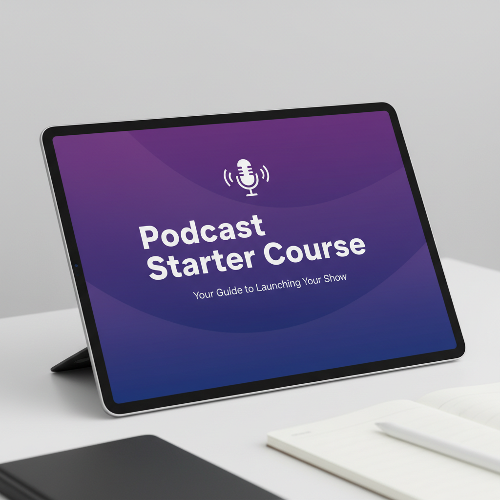 Podcast Starter Course (Digital)