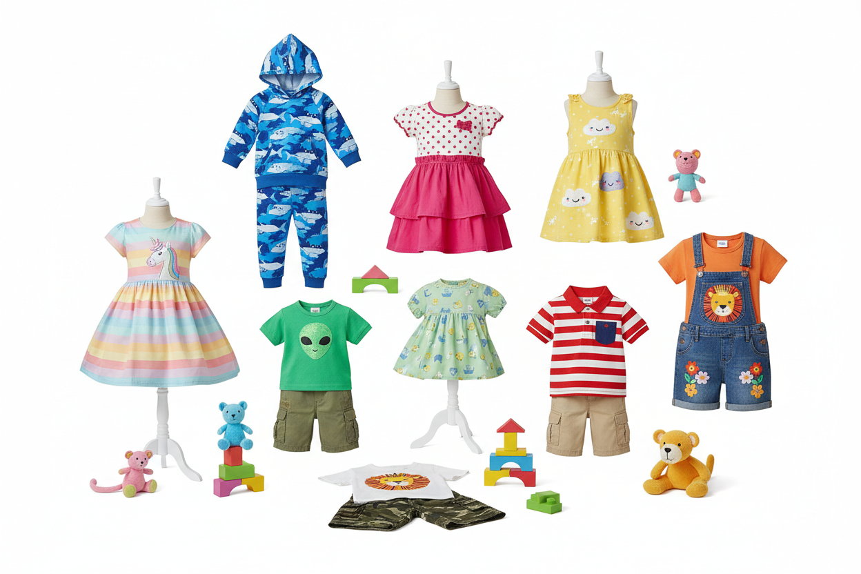 Kids Colorful Clothing Set