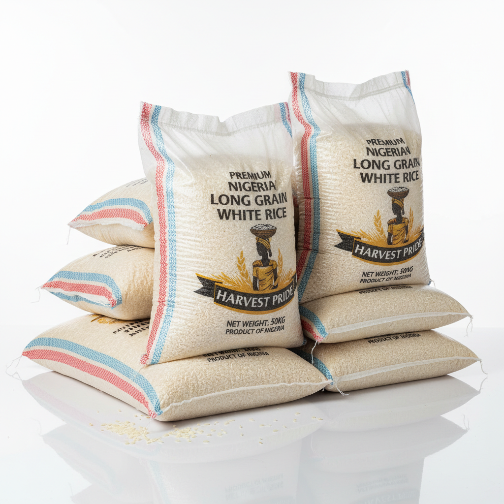 Premium Long Grain White Rice 50kg Bag