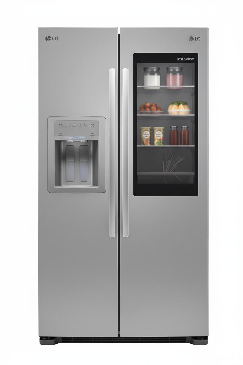 LG 617L Side-by-Side InstaView Refrigerator