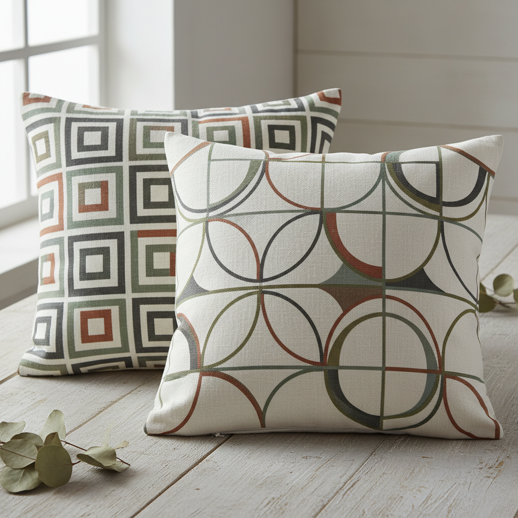 Decorative Throw Pillow Covers Set of 2